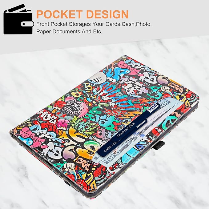for Samsung Galaxy Tab A9 Plus Case Multiangle Stand for Samsung Tab A9 Plus Tablet Case 11 Inch SM-X210/SM-X216/SM-X218Black
