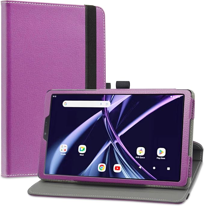 LiuShan Compatible with Acer Iconia Tab A8 Case，360 Degree Rotation Stand PU Cover for Acer Iconia Tab A8 8.7 Tablet（Not Fit Other TabletBlack