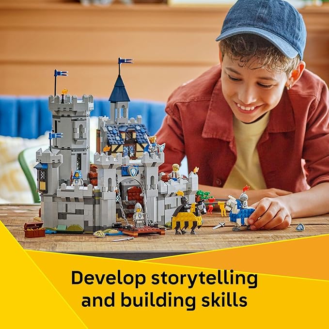 Lego Creator 31168 Medieval Knight Castle Toy Birthday Present Blocks Boys Girls Children 9 10 11 Years Old Elementary School Interior Stylish Figure Goods