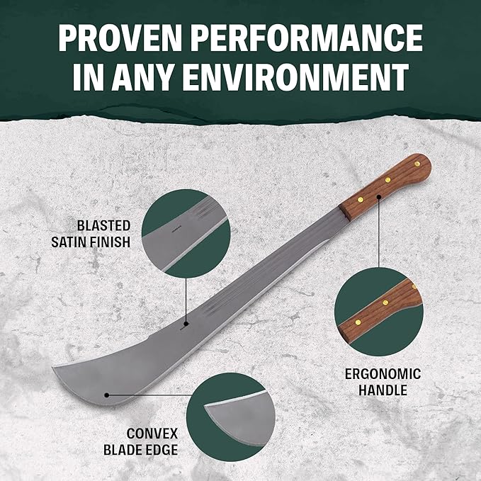 Condor Tool & Knife Outdoor Machete with Walnut Handle