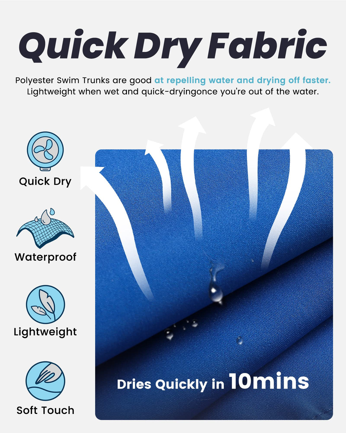maamgic Mens Swim Trunks Quick Dry Swim Shorts with Mesh Lining Funny Swimwear Bathing Suits 7inch Color Blocking X-Small
