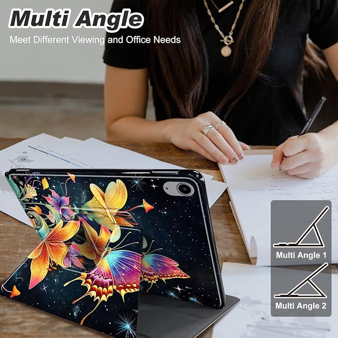 for iPad 10.2 Rotating Case 360° Protection Adjustable Kickstand Cover for iPad 10.2 (7th8th9th Generation) Shockproof Durable Lightweight PU Leather for iPad 10.2 Stand Case Basketball