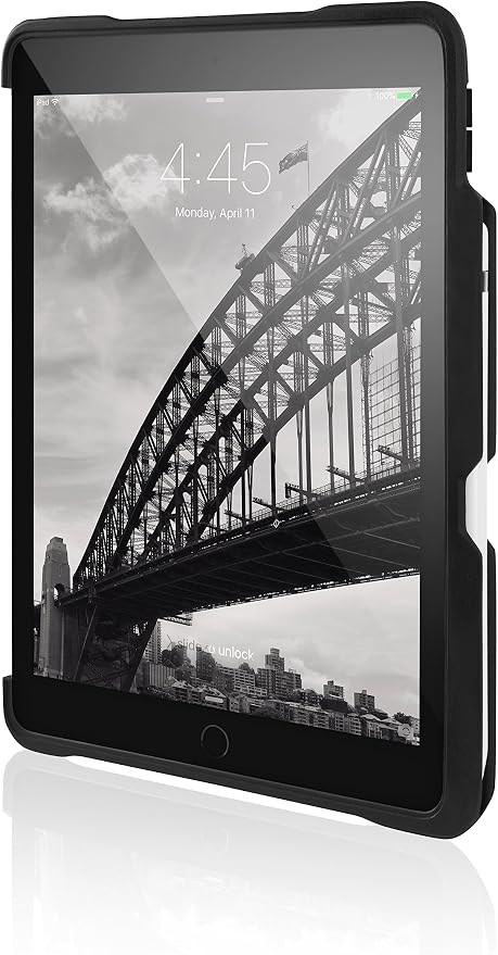 STM Dux Shell Sleek case for Apple 9.7 iPad Pro 2016 model with Pencil Storage - Black (stm-222-127JX-01)