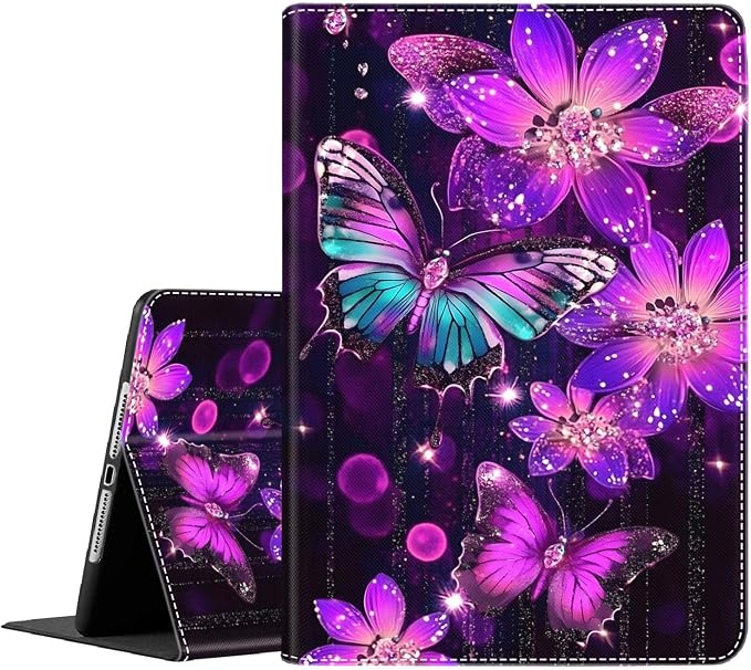 Case for New iPad (A16) 11th Generation 11 Inch 2025 for iPad 10th Generation 10.9 2022 Multi-Angle Smart Stand Cover Auto Sleep/Wake Halloween Panda Wizard and Pumpkin