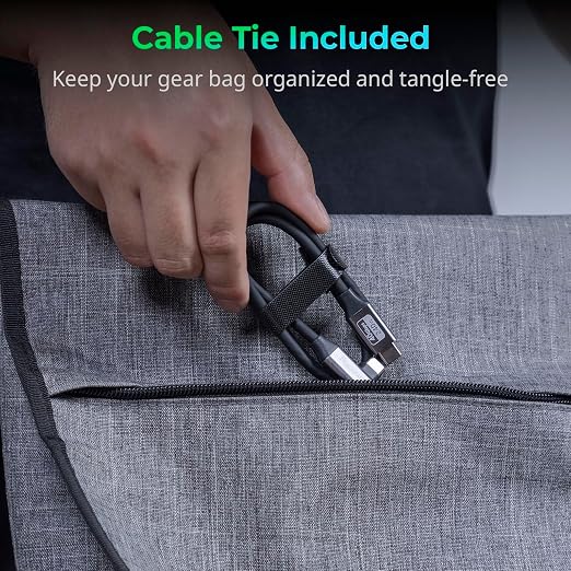 SMALLRIG USB4 40Gbps USB-C Cable 240W PD 3.1 Fast Charging 8K@60Hz Video 100cm/39.4in Straight to Angled Connectors with Cable Tie for MacBook Pro for iPad Pro for iPhone 17/16/15 Series - 5732