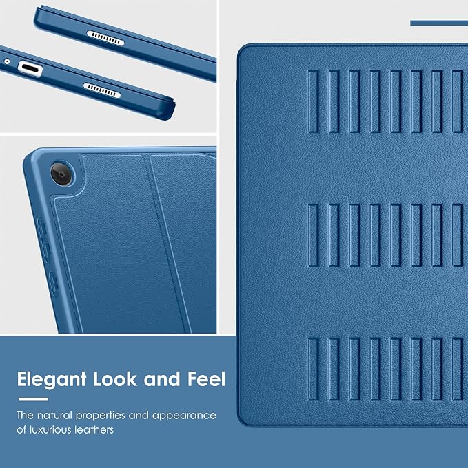 Case for Samsung Galaxy Tab A11+ Plus 11 inch 2026 Model (SM-X230/X236)Multiple Angles Stand CoverSoft BackPencil Holderand Auto Sleep/WakeBlack