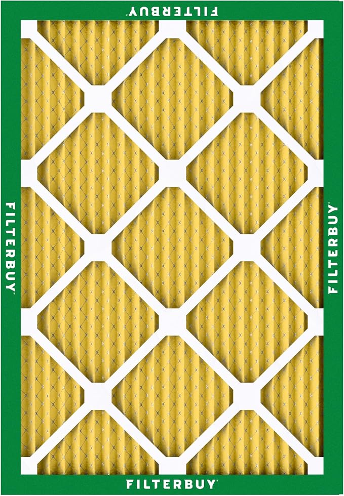 Filterbuy 14x20x1 Air Filter MERV 11 Superior Pet & Allergy Defense,