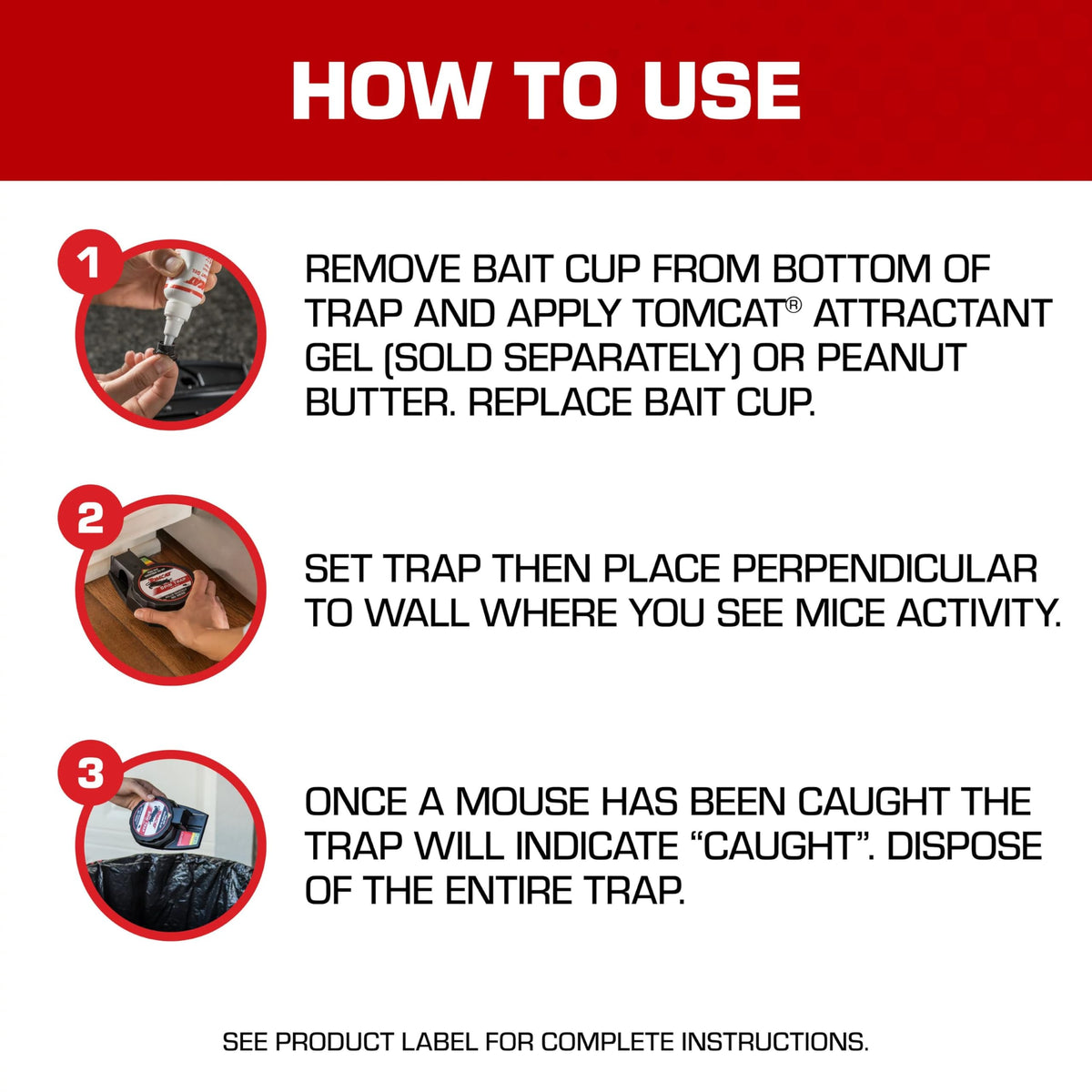 Tomcat Spin Trap for Mice, 2 Traps