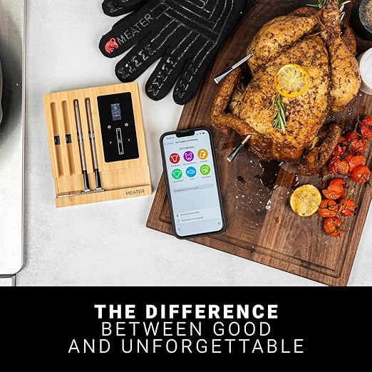 MEATER Block WiFi Smart Meat Thermometer, 4-Probe, Standalone Mode, BBQ