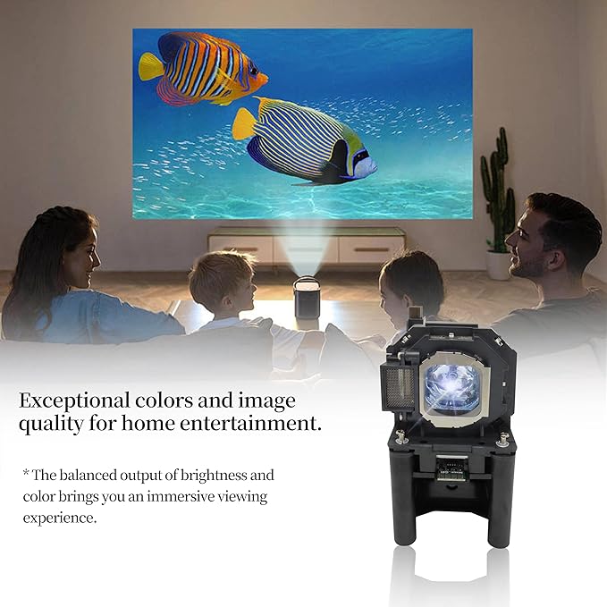 SORNEICDR Original(OEM) ET-LAF100A ET-LAF100 Projector Lamp Bulb Compatible with Panasonic PT-FW300 FW300U FW100NT FW430U FW430 FX400 PX860 F300 FX400U F300U FW100NTU F100NT F100U F200, with Housing