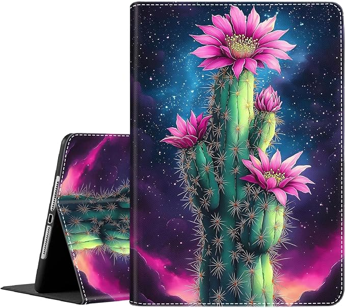 Case for New iPad (A16) 11th Generation 11 Inch 2025 for iPad 10th Generation 10.9 2022 Multi-Angle Smart Stand Cover Auto Sleep/Wake Halloween Panda Wizard and Pumpkin
