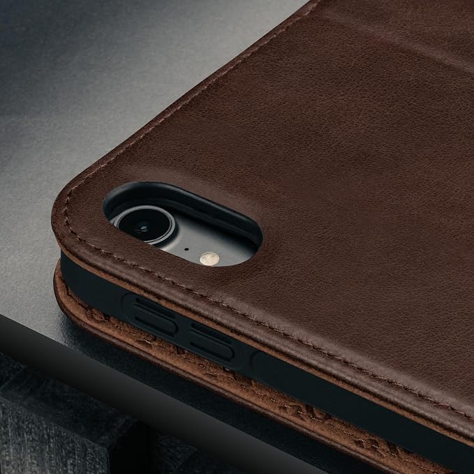 TORRO Case Compatible with iPad 11th / 10th Generation – Genuine Leather iPad 11th / 10th Gen (2025/2022) Case with Stand Function and Wake/Sleep Function (Black)