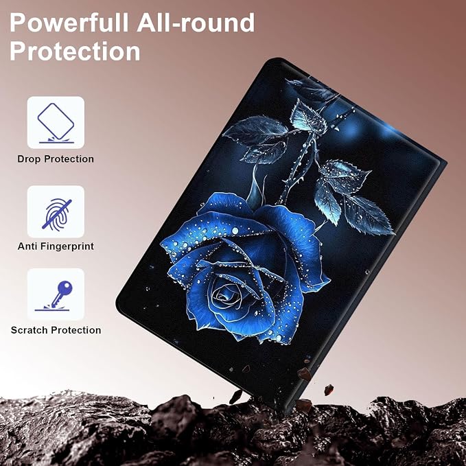 Case for Samsung Galaxy Tab A9 8.7-Inch 2023 Slim PU Leather Stand Cover with Auto Wake/Sleep Multi-Angle Viewing &amp Shockproof Adorable Bear