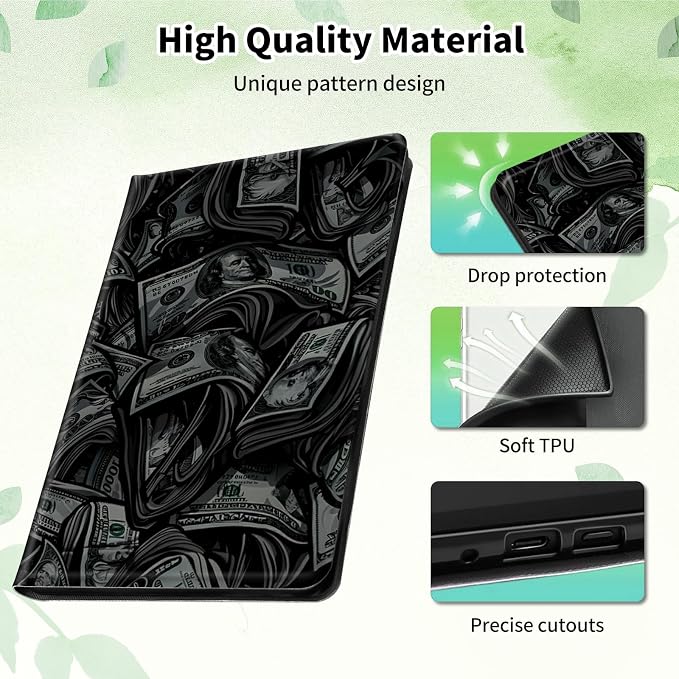 Case for 10.2 Kindle Scribe (2024/2022 Release) Slim PU Leather Lightweight Adjustable Stand Smart Shell Cover with Auto Wake/Sleep for 10.2 Amazon Kindle Scribe E-ReaderA Dog
