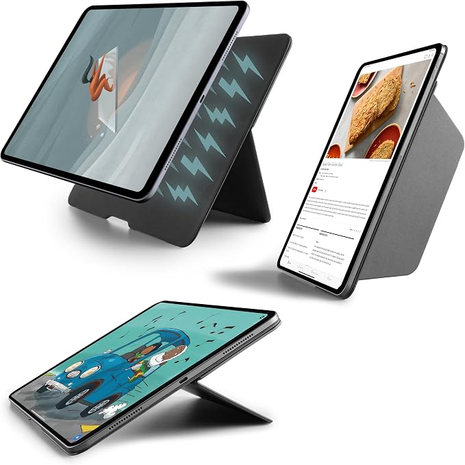 TineeOwl for iPad Air 11 Inch Case (M4/M3/M2) 2026/2025/2024 iPad Air (5th/4th Gen) 2022/2020 Adjustable Kickstand Magnetic Cover - Infinite Viewing Angles Portrait/Landscape Stand Wing Series