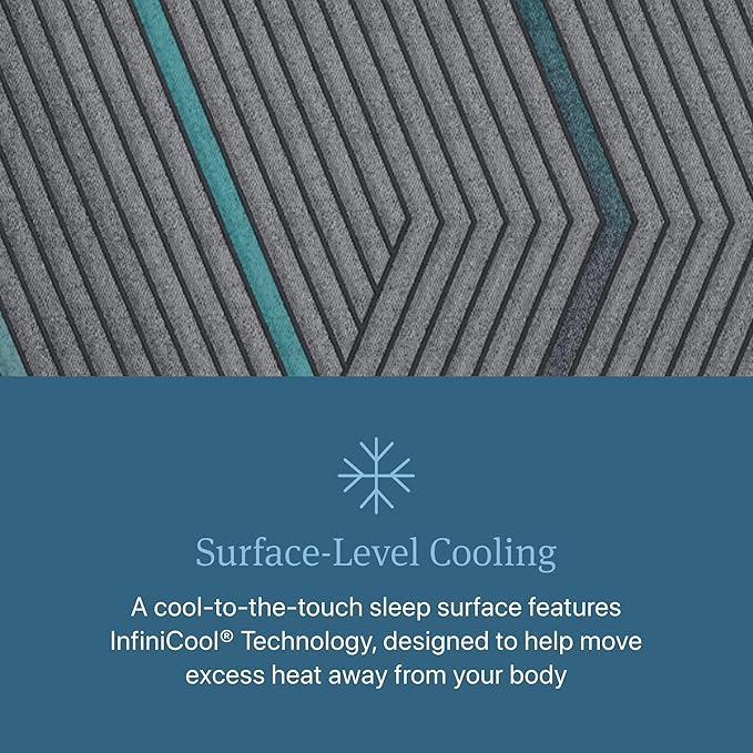 Beautyrest Days End Medium Firm 12" Hybrid Mattress - Cal King - Cooling Tech, Supportive Durable Pocketed Coils, Pressure Relief, Motion Separation; 100 Night Sleep Trial and 10 Year Warranty