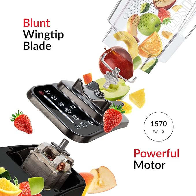 Blendtec Designer Series Blender (Red), WildSide+ Jar & GO Travel Bottle