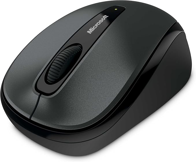 Microsoft Wireless Mobile Mouse 3500 - Loch Ness Gray. Comfortable design, Right/Left Hand Use, Wireless, USB 2.0 with Nano transceiver for PC/Laptop/Desktop, works with for Mac/Windows Computers