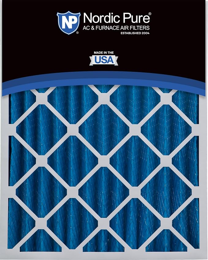 Nordic Pure 16x20x4 Pleated MERV 7 Air Filters 6 Pack
