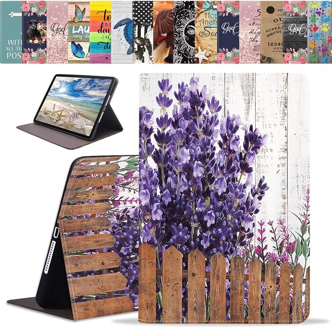 Case for iPad (A16) 11th Generation 11 Inch 2025 iPad 10th Generation 10.9 Inch 2022 Slim PU Leather Folio Smart Cover with Stand &amp Auto Wake/Sleep Bible Verse Psalm 46:10