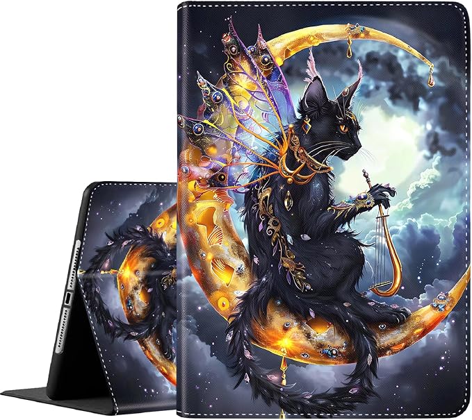 Case for iPad (A16) 11th Generation 11 Inch (2025) for iPad 10th Generation 10.9 Inch (2022) Slim Folding Stand Cover with Auto Wake/Sleep Corgi Dog Eating Ramen 2