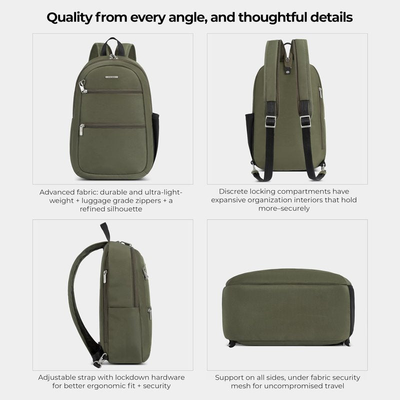 Travelon Anti-Theft Classic Convertible Sling Backpack