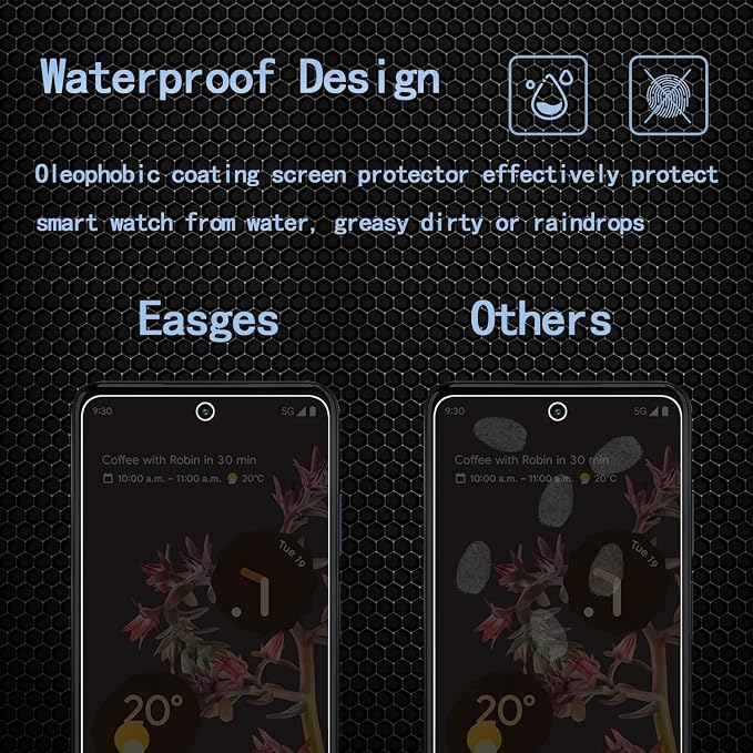 3 Pack Privacy Screen Protector for Google Pixel 4 9H Hardness [Anti-Scratch] Full Coverage Anti-Spy Tempered Glass Film for Google Pixel 4 [Don’t Support Fingerprint Unlock] | 9H Hardness Anti-Spy T