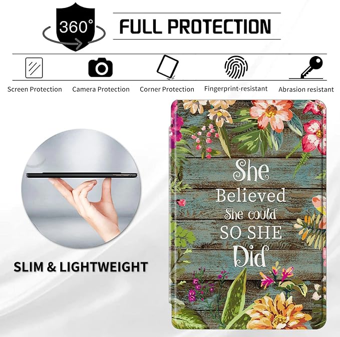 for Samsung Galaxy Tab A7 Lite Case 8.7 inch 360 Degree Rotating Stand Protective Smart Cover Case for Samsung Galaxy Tab A7 Lite 2021 - American Flag &amp Fish