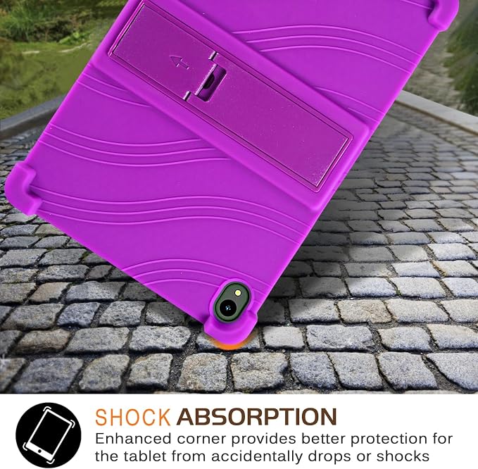 ATOOZ for Onn. 12.1 inch Tablet Pro Case 2024 (Model:100146663)Silicone Case for Onn 12.1 Tablet Pro with Stand (Black)