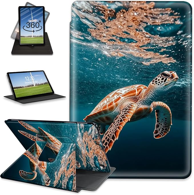 for Amazon Fire Max 11 2023 Release Table Case 11'' Rotating Auto Wake Sleep Leather Table Case for Amazon Fire Max 11 2023 Release Stand Bird Flowers Design for Woman Man