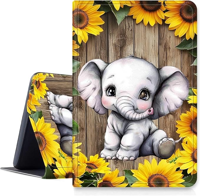 Case for Amazon Fire 7 Tablet 2019/2017 Release 9th/7th Generation PU Leather Smart Protective Cover with Auto Sleep/Wake for Fire 7 2019Dog Wearing Witch Hat Pumpkin