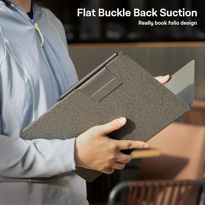 CoBak Premium Magnetic Case for Remarkable Paper Pro 2024 Released 11.8 inch PU Leather Smart Auto Sleep/Wake Book Folio Cover with Corner Protection and Pen Holder Strap Coffee Brown