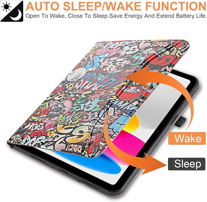 for iPad A16 Case 11 Inch 2025Cover for iPad 10th 11th Generation Case with Pencil HolderBlack