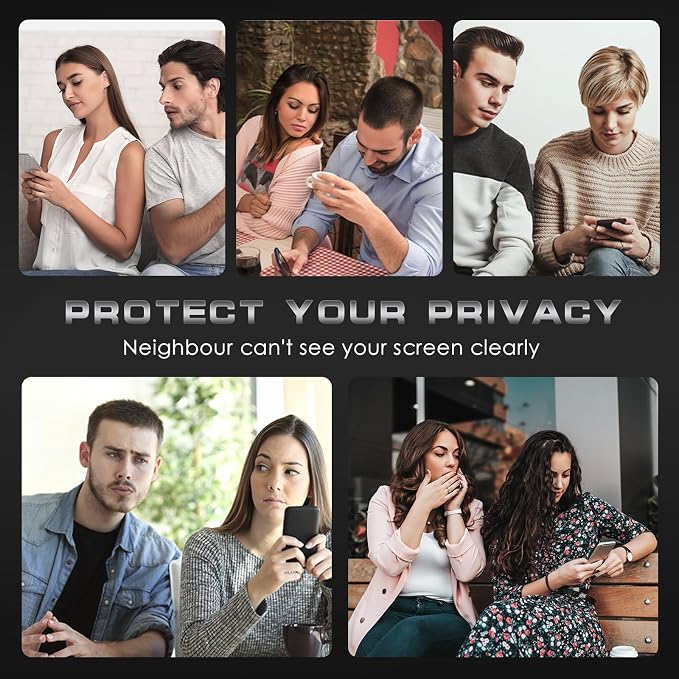 4 Pack Nothing Phone (3a) Pro 5G Privacy Screen Protector 2 Pack Privacy Tempered Glass Film and 2 Pack Camera Lens Protector Anti-Spy Protection for Nothing Phone (3a) Pro 5G Screen Protector