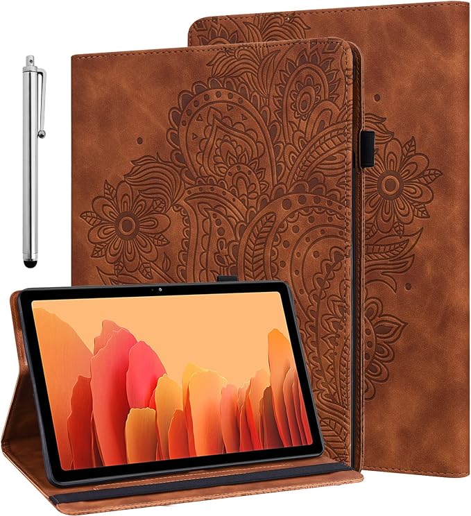 ALILANG Case for Samsung Galaxy Tab A 9.7 inch 2015 Case Model (SM-T550/T555/SM-P550/P555) Multi-Angle Viewing Protective Tablet Cover with Folding Stand &amp Pencil Holder -Blue