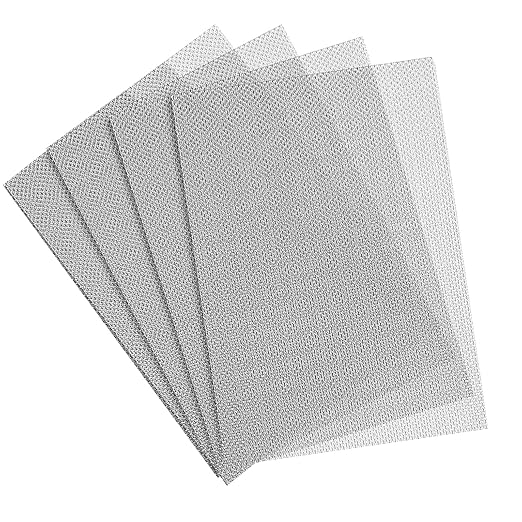 Stainless Steel Wire Mesh Screen 4Pcs Anti-Rusted Air Vent Mesh 8.4"X12"