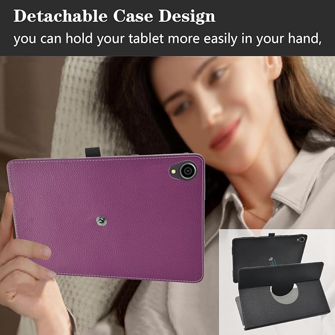 MAMA MOUTH for VASOUN Tab 10 Case360 Degree Rotary Stand with Creative Cover for VASOUN Tab 10/ApoloMedia EP103A/Maxsignage EP103A 10.1 Tablet CasesBlack