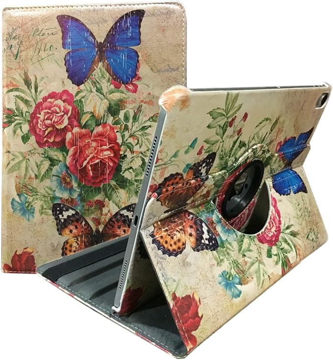 Case for ipad Pro 12.9 inch 3rd Generation 2018 Model A1876 A2014 A1895 A1983 360 Degree Rotating Smart Leather Auto Sleep/Wake Black