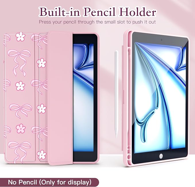 CISSOOK Compatible with iPad 9th/ 8th/ 7th Generation Case 10.2 Inch (2021/2020/2019 Release) Protective Shell with Pencil Holder Astronaut