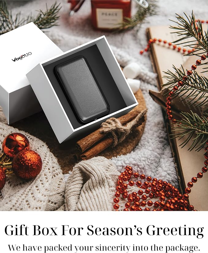 65W USB C Wall Charger- Ultra-Thin 2 Port Foldable Plug USB-C Cable Included GaN PD Fast Power Adapter with Leather for Pixel 6pro Fire 8HD Plus Bose 35II iPhone Apple Watch (Black)