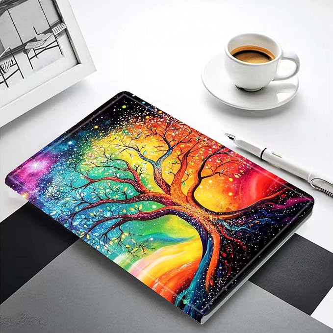 Case for iPad 9th/8th/7th Generation (2021/2020/2019) 10.2-inchSlim PU Leather Cover Adjustable Stand Auto Wake/SleepAurora Over Mountains