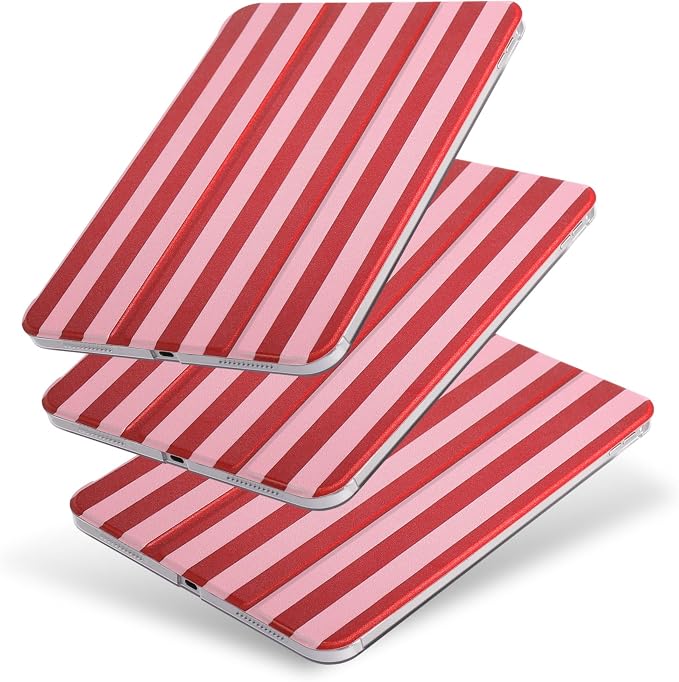 case for ipad 11th Generation11 Inch 2025 (A16 Chip) &amp 10th Gen 10.9 Inch 2022 - Slim Scratch-Resistant Hard PC Translucent Back Shell Smart Cover Wake/Sleep FunctionBlack Bow