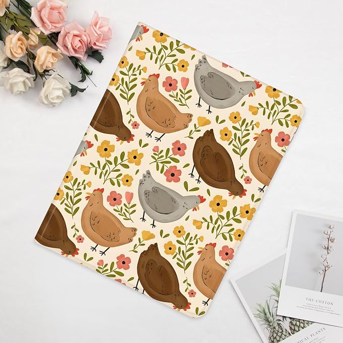 Cute Maple Bear Case for 10.2 iPad 2019/2020/2021(7th/8th/9th Gen) with Pencil Holder Auto Wake/Sleep Leather Soft TPU Back Cover for Women Girls