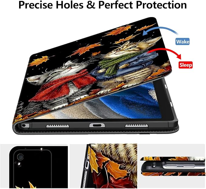 Case for Amazon Fire 7 Tablet 2019/2017 Release 9th/7th Generation PU Leather Smart Protective Cover with Auto Sleep/Wake for Fire 7 2019Beautiful Sunset