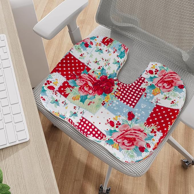 Tailbone Pain Relief Cushion, Memory Foam Seat Cushion for Pressure Relief Coccyx Cushion for Sciatica Pain Ergonomic Seat Cushion for Office Desk Chair