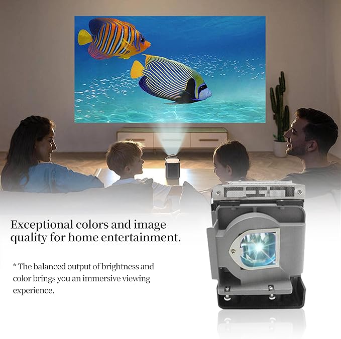 SORNEICDR VLT-HC7800LP Replacement Projector Lamp Bulb Compatible with Mitsubishi for /HC7900DW /HC8000 /HC7800D /499B059O10 /HC8000D-BL Lamp Bulb Replacement with Housing