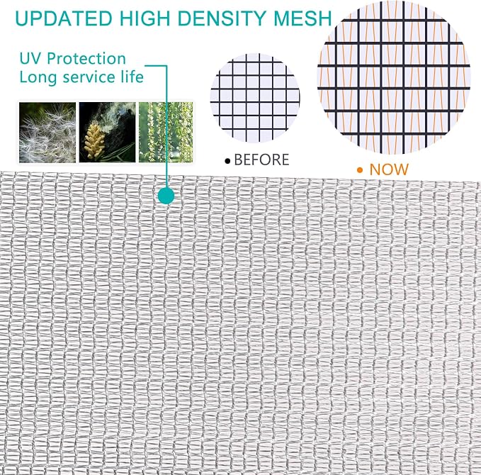 High Density dustproof and Pollen Proof net Window Screen mesh Used to Replace