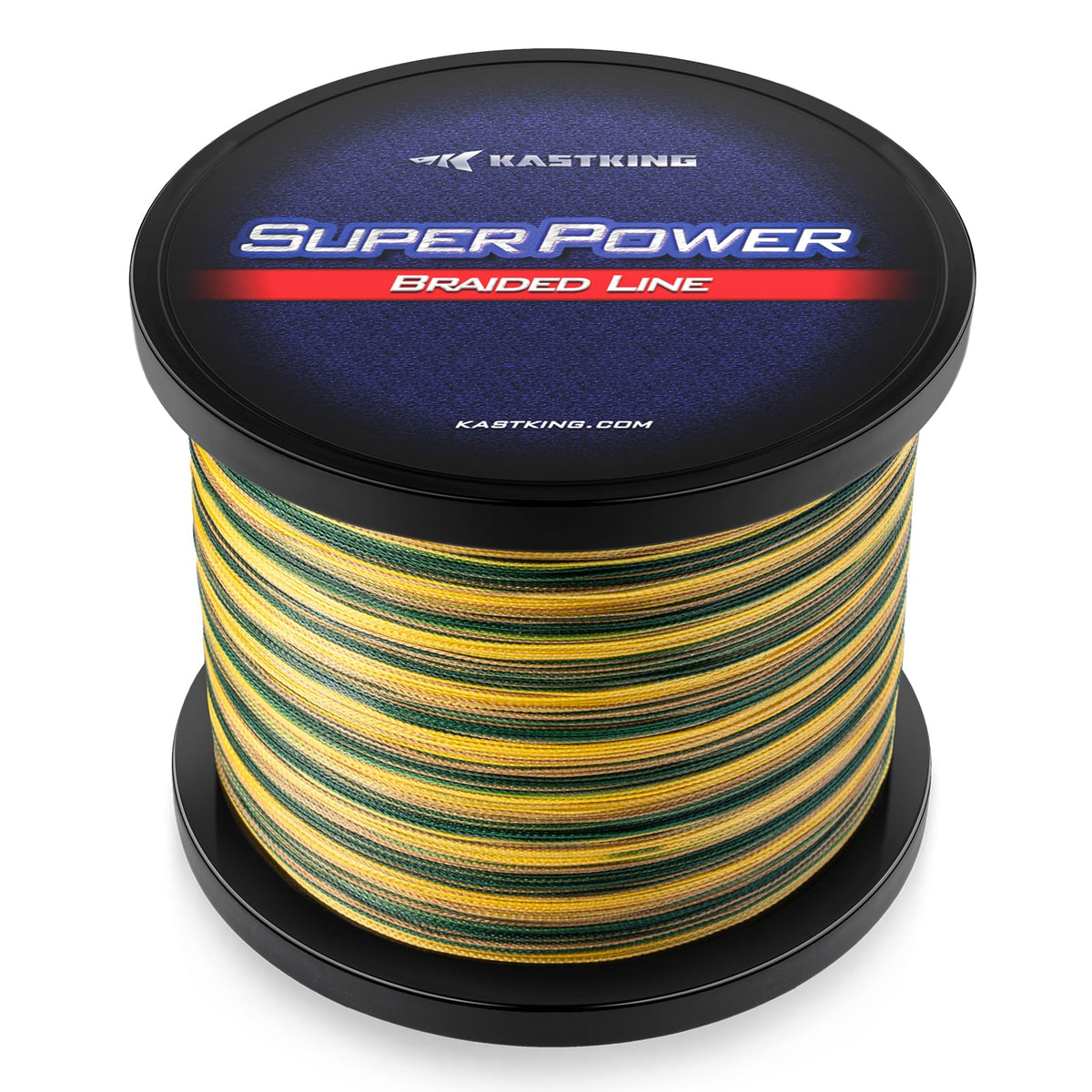 KastKing Superpower Braided Fishing Line,12LB,1097 Yds,Camo,4X