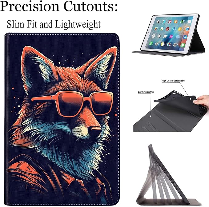 Case for Samsung Galaxy Tab S10 FE Plus 5G Multi-Angle Stand Smart Cover Shockproof with Auto Wake/Sleep for Galaxy Tab S10 FE+ 13.1 Inch (SM-X620/SM-X626B) 2025 Magic Mushrooms Fungus