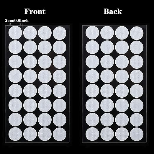 Zonon 64 Pieces Synthetic Filter Paper Stickers 20 mm 0.3 ?m Synthetic Filter